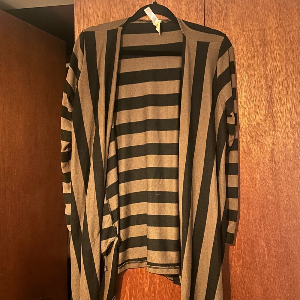 Black & Brown Cardigan